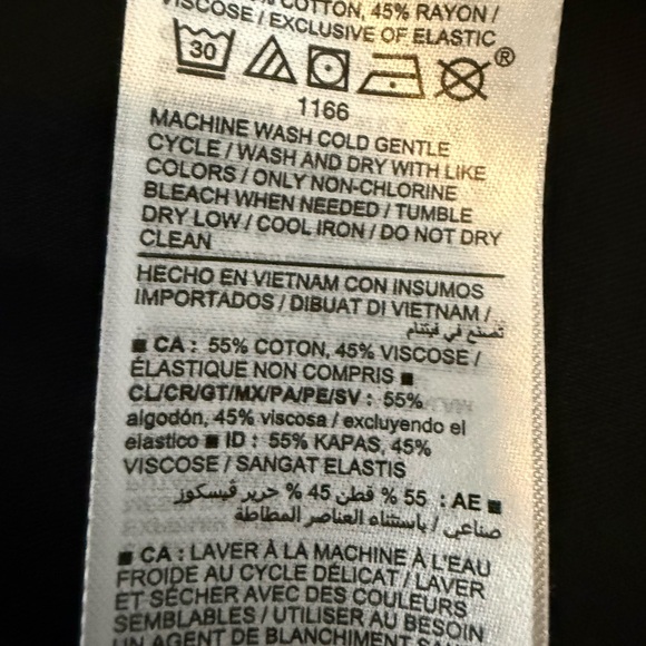 Old Navy Black Off Shoulder Maxi Dress Smocked Waist Pockets - Size L - Picture 5 of 6